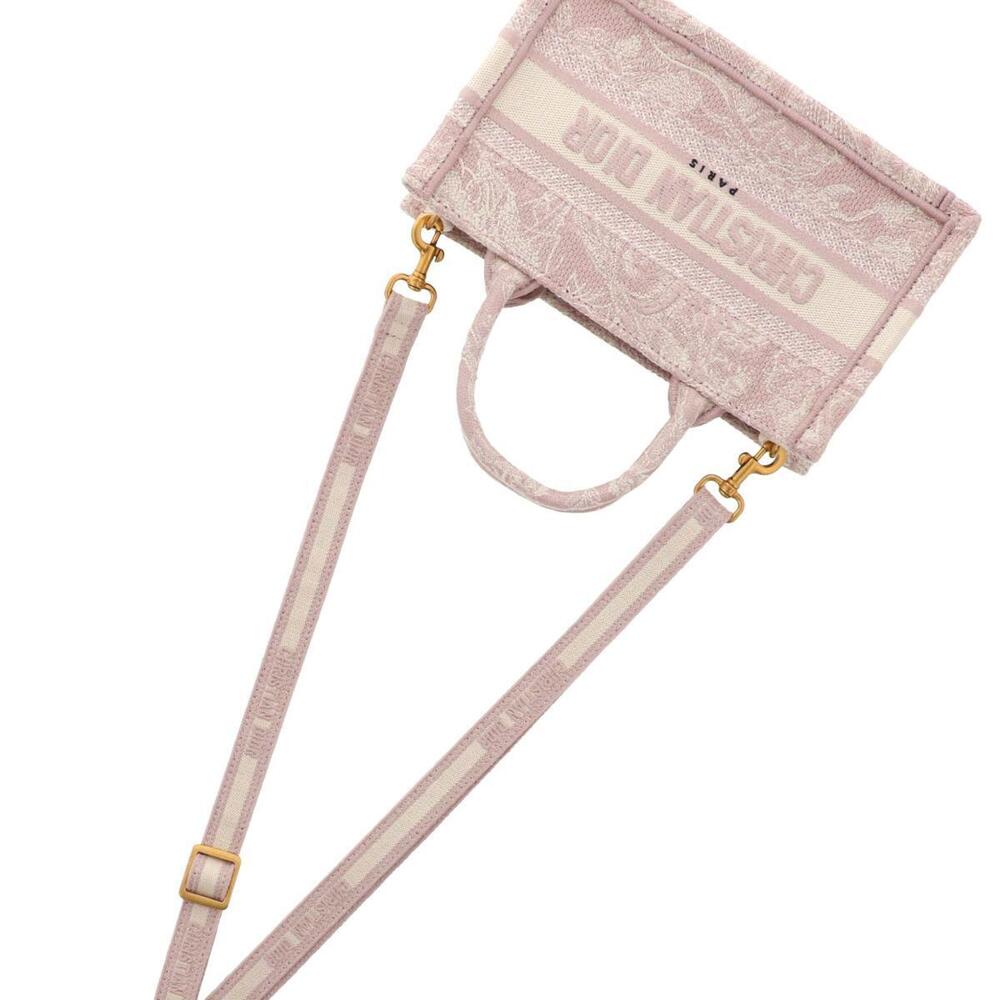 Christian Dior Book Tote Bag Handbag Pink - Picture 6 of 6